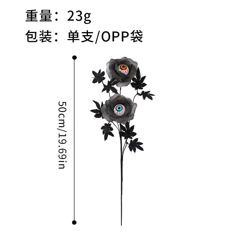 2026 Festival Party Decor Banquet Mini DIY Flower Branch for Halloween Christmas Thanksgiving Day Wedding Party Decorations 1pc Good Vibrations