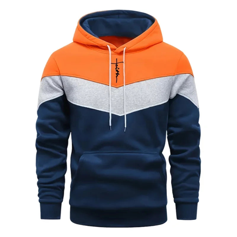 Comfort Casual Sports Autumn Winter Quality Hot Sale Men Tracksuit Fashion Hoodie Tricolor Single Sweatshirt and Pants Daily Man Good Vibrations