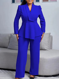 2 Piece Women Sets 2025 New Arrival Plus Size Spring Autumn Matching Sets Red Two Pieces Sets Top Pants Suits Outfits Clothing Good Vibrations