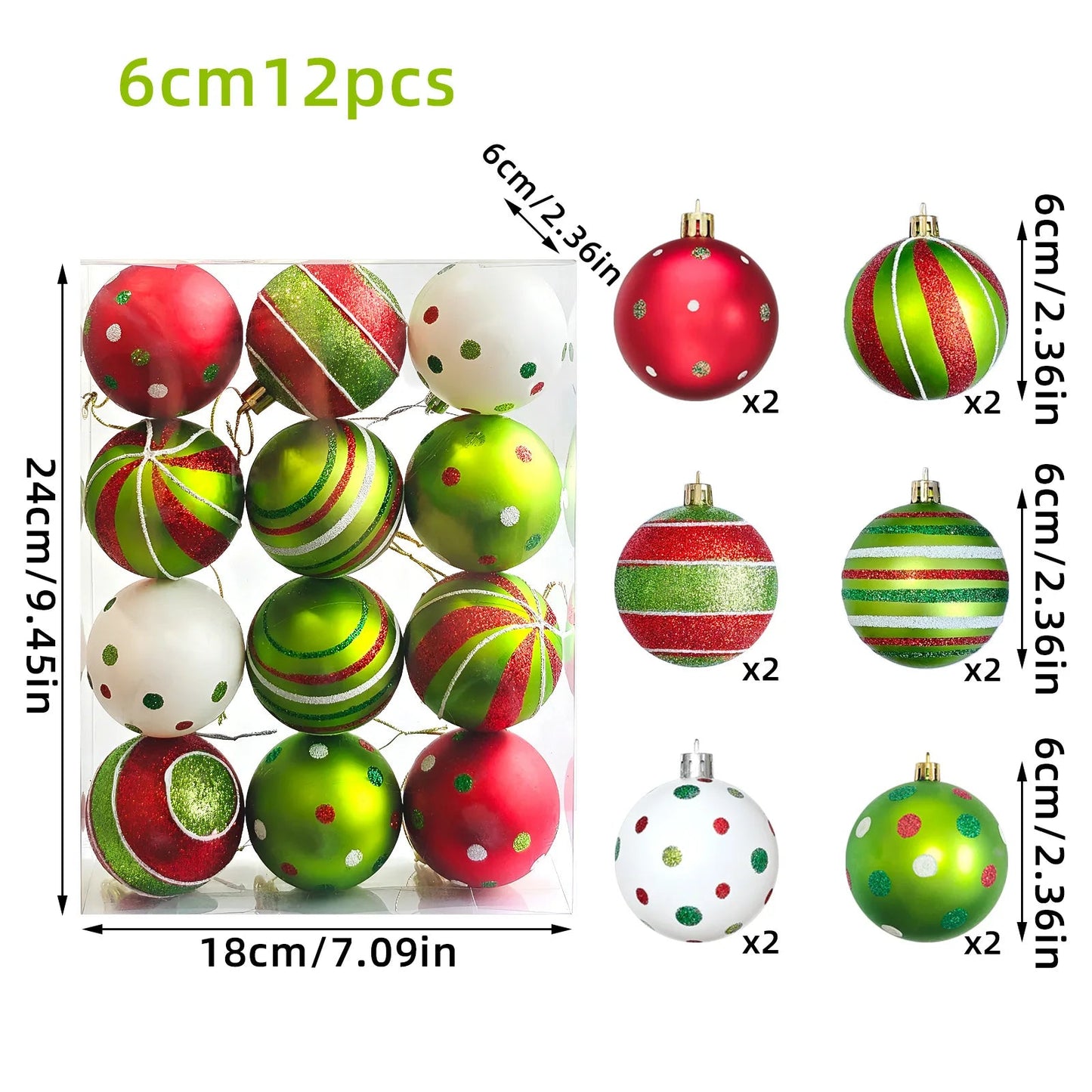 Christmas Ball Decoration Green Monster Xmas Tree Ornament Green Painted Xmas Hanging Tree Pendant New Year Christmas Home Decor Good Vibrations