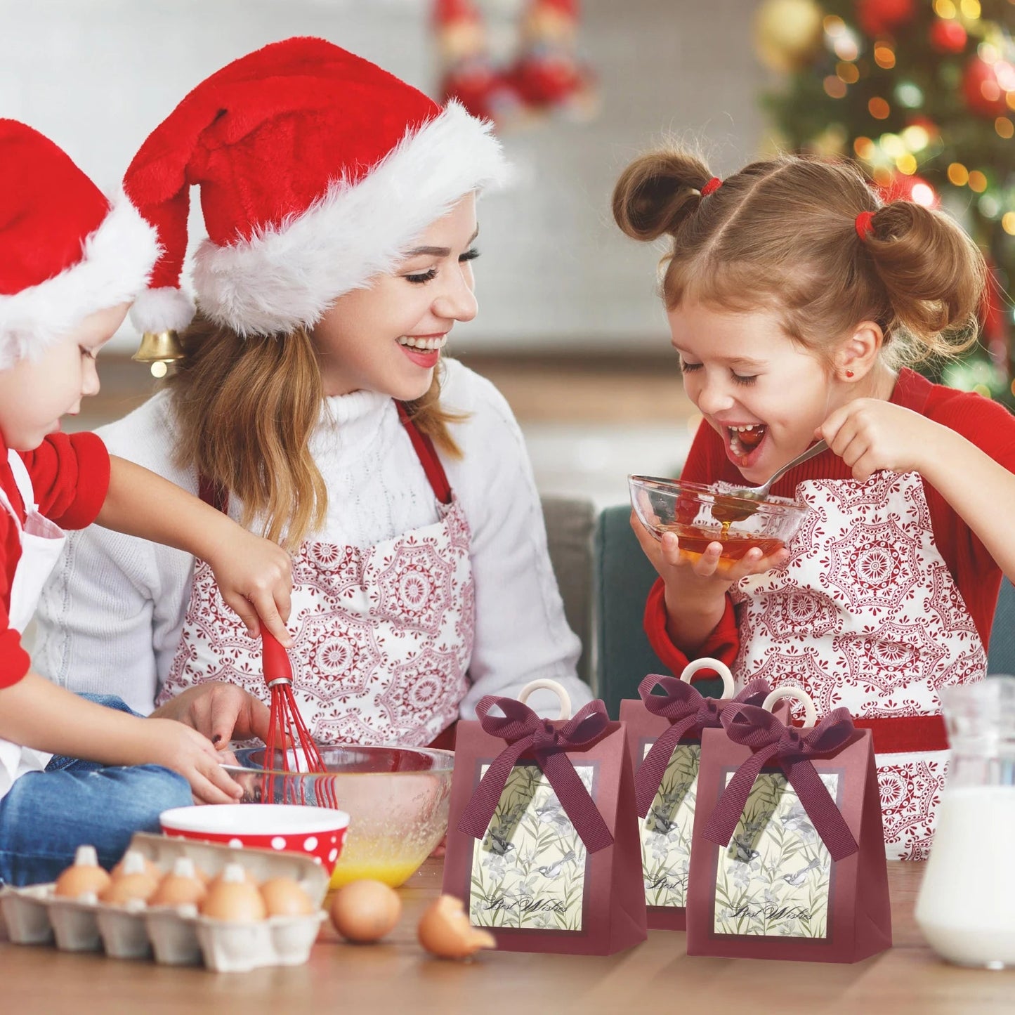 DIY Favors Birthday Party Jelwery Gift Packing Box Flowers Birds and Forest Wedding Candy Box with Wooden Ring Empty Paper Boxes Good Vibrations