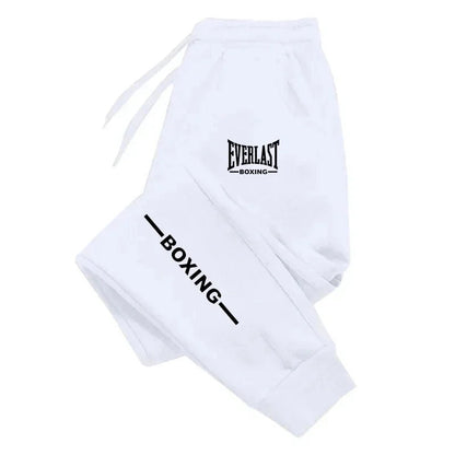 2025 Autumn EVERLAST Printed Jogging Pants Men's Tracksuit Pants for Men Sweatpants Jogger Men Brushed Gym Women Winter Trousers Good Vibrations