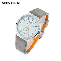 SEESTERN 2024 New Men Watch Automatic Business Wristwatches ST1701 Movement Ultra Thin Clock Top Brand Luxury  Fashion Casual Good Vibrations