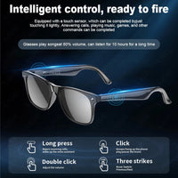 high-tech AI smart glasses can be equipped with various lenses such as sunglasses, blue light, myopia, Men women smart glasses Good Vibrations