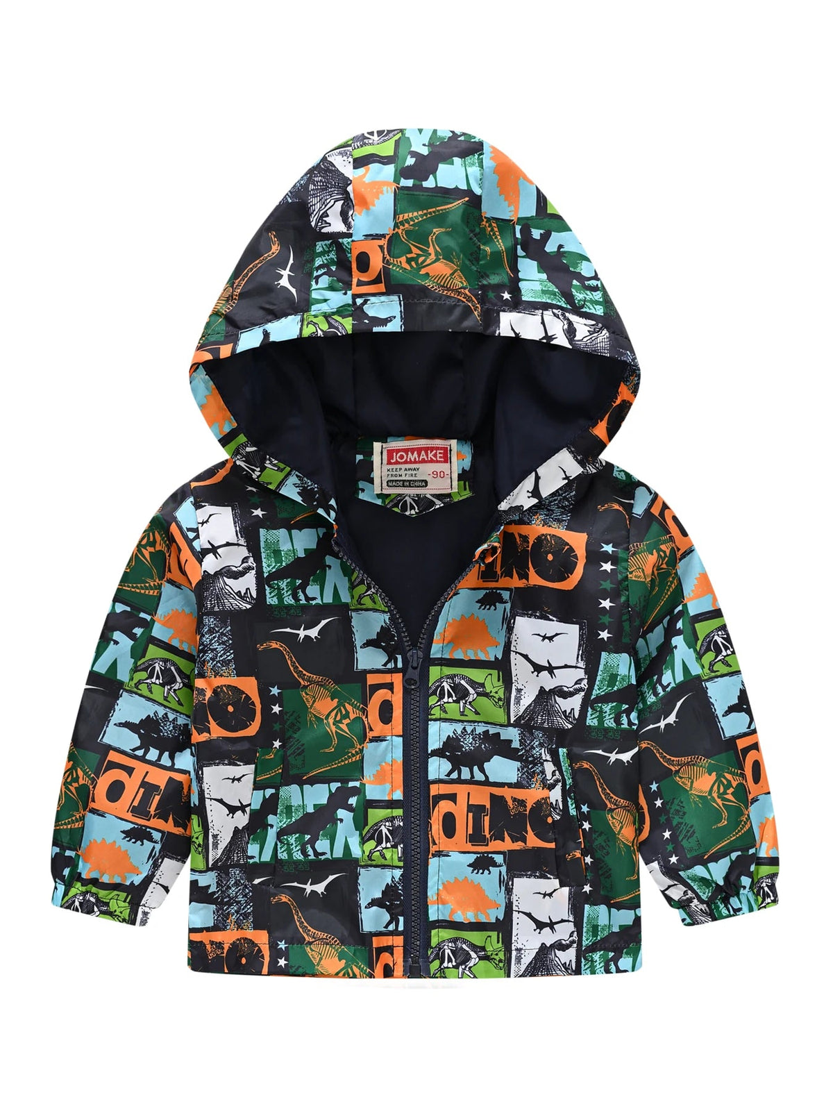Spring and Autumn New Boys' 1-7 Year Old Fashionable Lightweight Hat Jacket Small Coat Children's Clothing Good Vibrations
