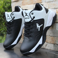 Brand Professional Men's White Red Blue Basketball Shoes Basketball Sneakers Anti-skid High-top Couple Man Basketball Boots Good Vibrations