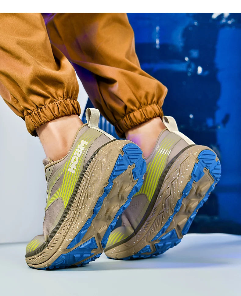 Men's Shoes Sneakers Running Shoes for Men Unisex Women Casual Walking Lace-up Training Lightweight Dark Blue Fashion Lifestyle Good Vibrations