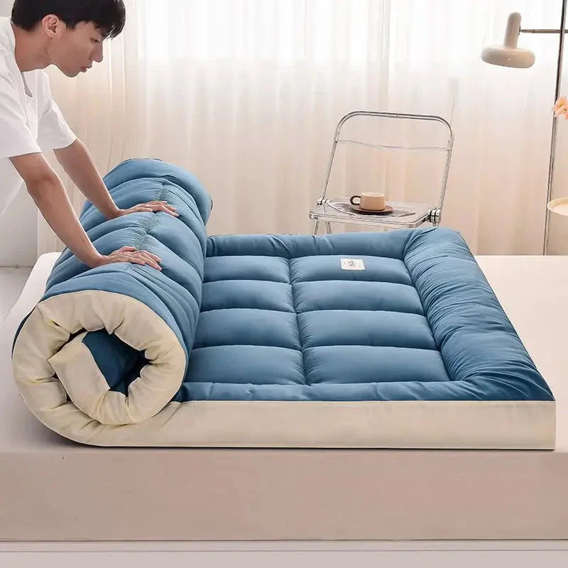 NewestFoldable Lightweight Portable Sleeping Pad/Tatami Mat Japanese Futon Mattress  Soft Fabric,Easy Storage & Travel Mattress Good Vibrations