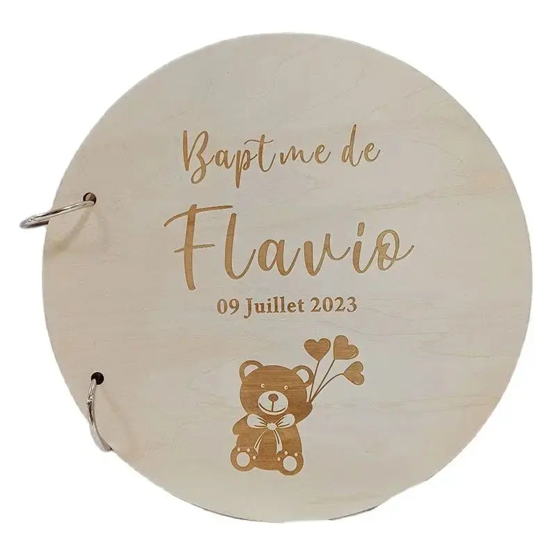 Guestbook for Baby Custom Wooden Guest Book Sign Baby Shower Decorations Birthday Party Supplies Wedding Ideas DIY Adult Kids Good Vibrations