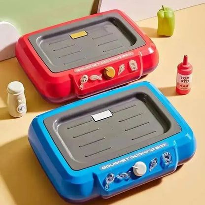 DIY Kitchen Cooking toy Set with 20pcs Multi-functional Induction Children's Play House Food Toys for Parent-child fuuny Gifts Good Vibrations
