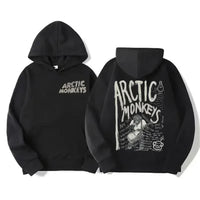 Retro Rock Arctic Monkeys Music Album Graphic Hoodies Men Vintage Oversized Y2k Hip Hop Hoodie Punk Sweatshirt Tour Plus size Good Vibrations