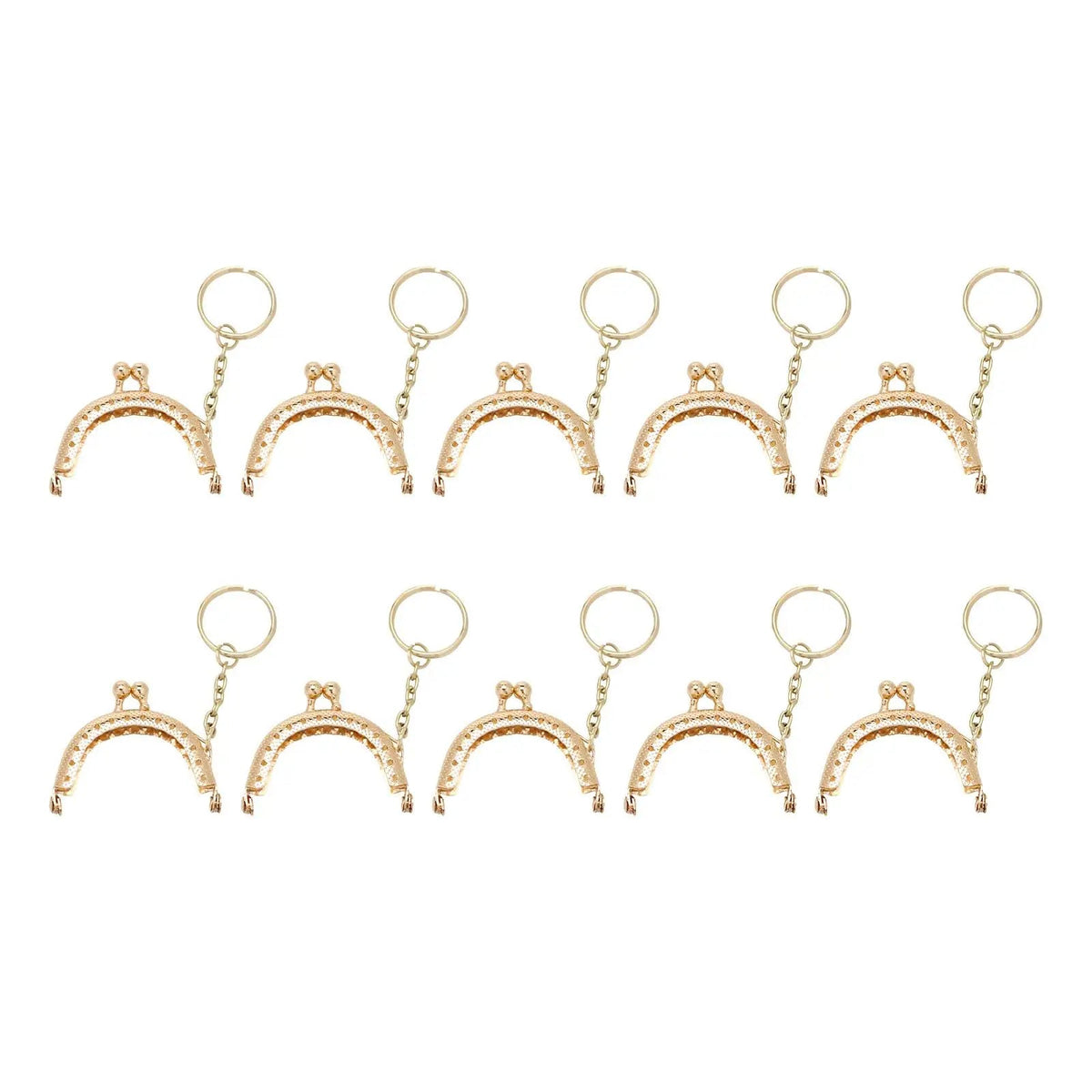 Purse clasp , 10Pcs 5cm Metal Purse  with , Coin Bag Accessories  for DIY Craft Good Vibrations