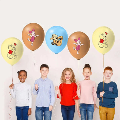 30/20/10pcs Winnie Pooh Theme Birthday Party Latex Balloons Set Blue Yellow Latex Balloon Baby Shower Decoration Supplies Good Vibrations