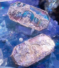 Flower Knows Moonlight Mermaid Eyeshadow Palette 8-Color Matte Shimmer Glitter Eye Makeup Cosmetics Women Beauty Eye Shadow Good Vibrations