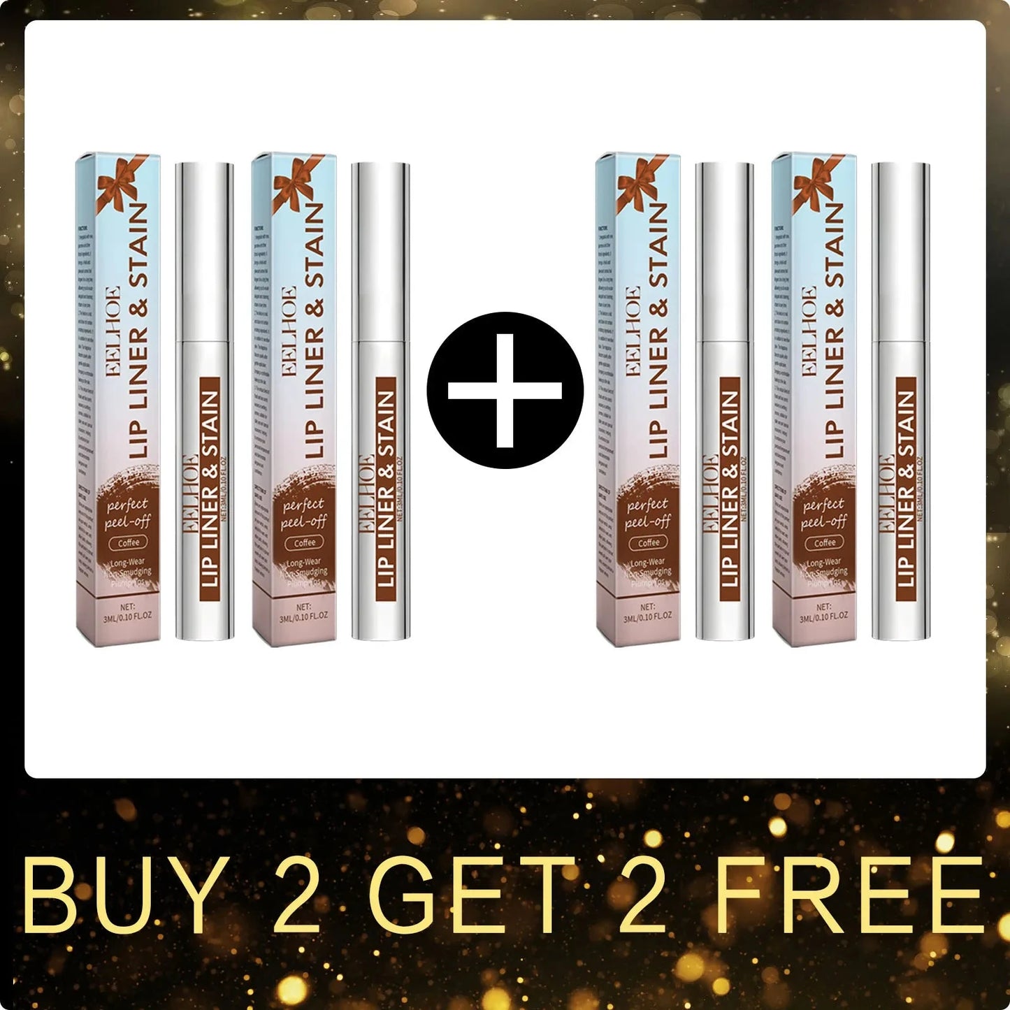 EELHOE Peel off Lip Liner Tattoo 3 Colors Matte Waterproof Non-stick Tear-Off Lip Stain Long Lasting Lip Liner Make up Cosmetics Good Vibrations