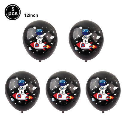 4D Standing Astronaut Spaceman Balloons Rocket Foil Balloons Kids Toys Baby Shower Outer Space Themed Birthday Party Decorations Good Vibrations