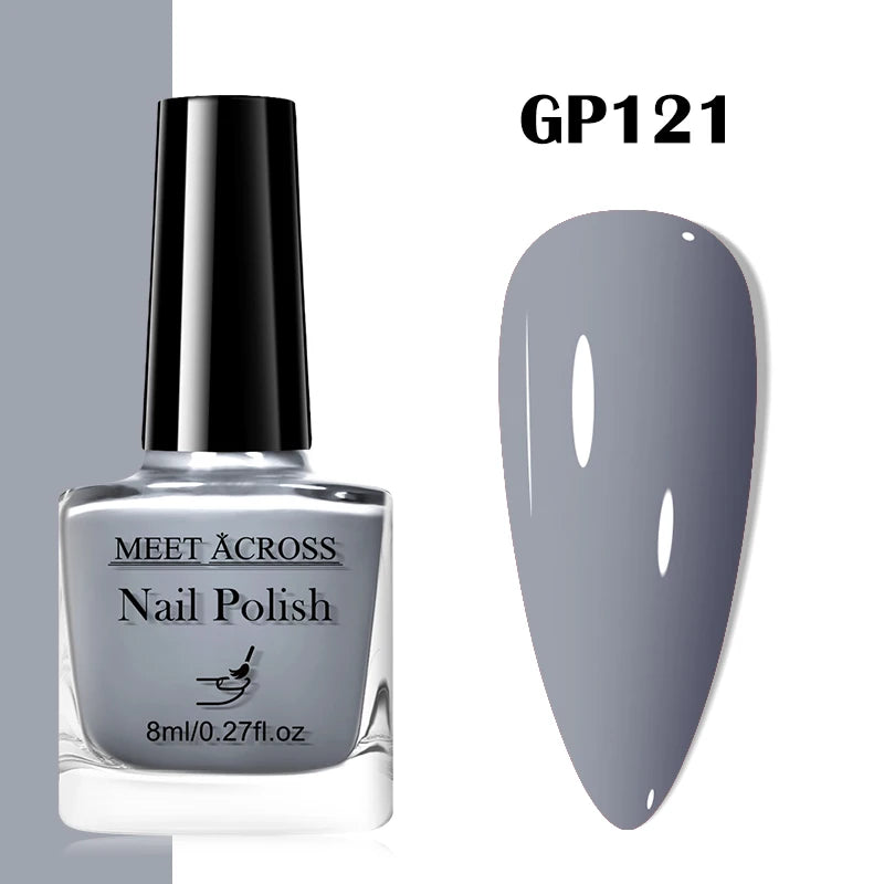 48 Colors Nail Polish Quick Dry No-bake Lasting Water-based Tearable Manicure Not Easy To Fade Semi-permanent Varnish Nail Art Good Vibrations
