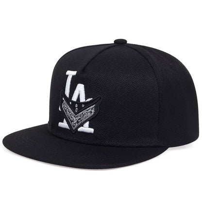 Unisex Los Angeles Embroidery Hip-hop Hats Spring Autumn Outdoor Adjustable Casual Baseball Caps Trucker Caps Sunscreen Hat Good Vibrations