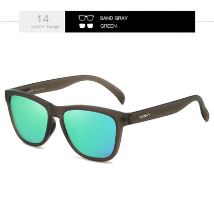 DUBERY Full Rim Polarized Sunglasses For Men And Women 28 Colors Model 550 Good Vibrations