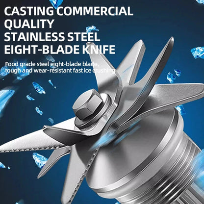 500W Heavy Duty Commercial Blender Stationary Mixer Ice Smoothies Appliances for Kitchen Professional High Power Food Processor Good Vibrations