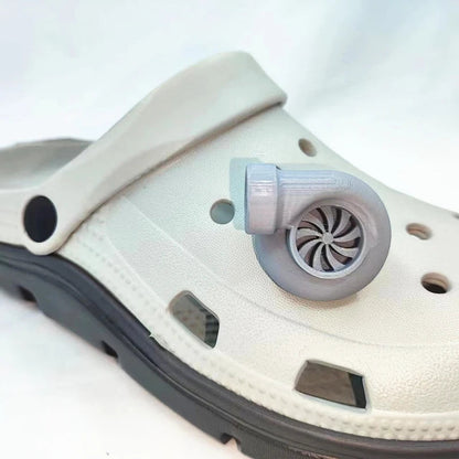 Funny turbo charms for Crocs Comedy Accessories Release Your Toes Friends Gift Good Vibrations