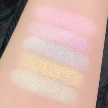 5 Colors Soft Mist Blush Natural Waterproof Cheek Pink Purple Yellow Matte Flash Brighten Lasting Blusher Rubores Korean Makeup Good Vibrations