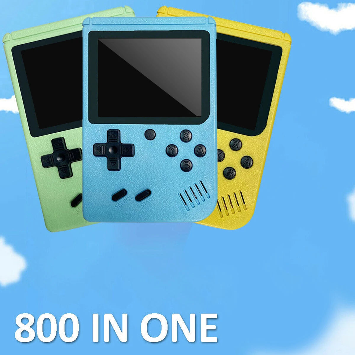 Mini Handheld Retro Video Game Console Built-in 800 Classic Games Gameboy Gifts Good Vibrations