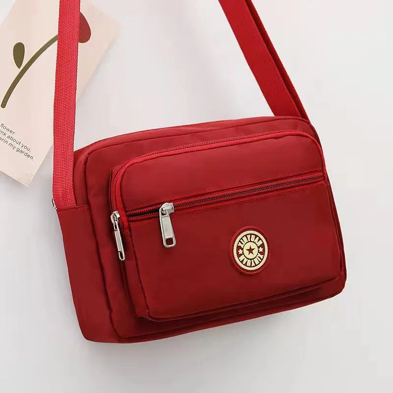 Crossbody Purse for Women, Durable Multi-Pocket Shoulder Bag with Adjustable Strap, Ideal for Shopping, Walking & Daily Errands Good Vibrations