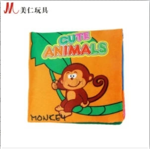 Baby Soft Cloth Book 0-36M Early Learning Toy Parent-child Interactive Montessori Puppet Educational Toy for Boy Girl Kids Gift Good Vibrations