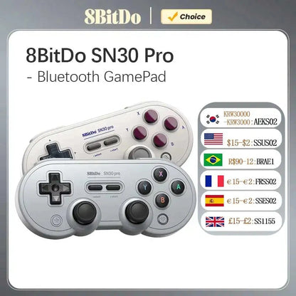 8Bitdo SN30 Pro Bluetooth Gamepad for Nintend Switch 2 Wireless Game Controller Joystick for NS MacOS Android Steam Raspberry Pi Good Vibrations