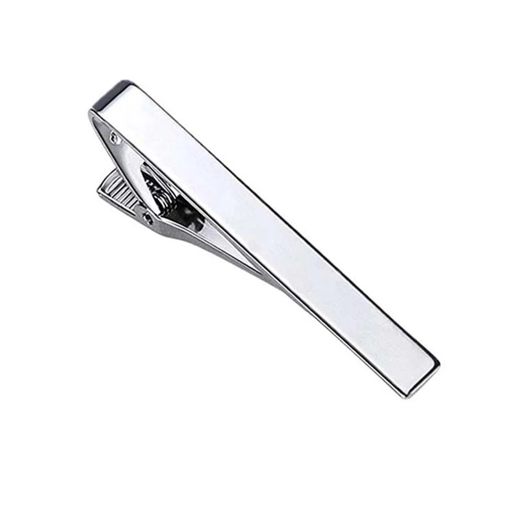 1 or 3 Pack Tie Clips for Men Long Styles Tie Bar Clip Set Square Edges Tie Tack Pins Necktie Bar Necktie Wedding Business Clips Good Vibrations
