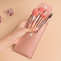 Mini Brush 8-Piece Makeup Bag Portable concealer powder brush set soft fur make-up tool Good Vibrations
