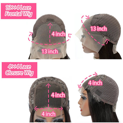 Wear And Go Glueless Wigs Yaki Straight Bob Wigs 13x4 Lace Front Wigs Human Hair Kinky Straight Lace Frontal Wigs Tissage Humain Good Vibrations