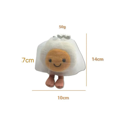 Gifts Boiled Eggs Fashion Creative Wedding Pendant And Lovely Smile Happy Doll Wedding Gifts Home Decoration Holiday Kids Gift Good Vibrations