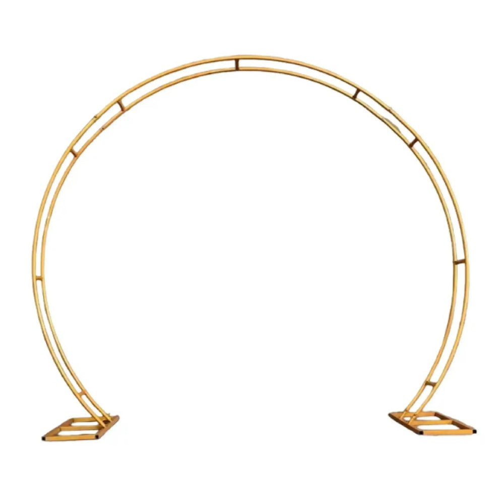 Wedding Flower Backdrop Stand Double Tube Arch Round Frame high quality Suitable for Wedding outside Photocall Background Decor Good Vibrations