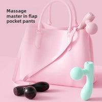 New Mini Fascia Tool Vibrating Fast Rechargeable Dual Head Both Portable Muscle Relaxation Full Body Universal Massage Artifact Good Vibrations