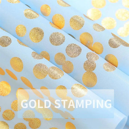 Disposable tablecloth pink blue rose gold gold small dot tablecloth birthday party decoration supplies wedding event layout Good Vibrations