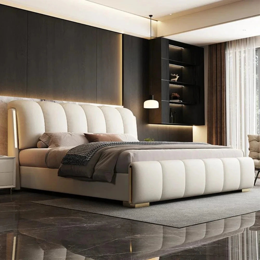 Teenage Girls Bedroom Bed Double Modern Nightstands Luxury Beds King Size Frames Camas Matrimonial Furniture Accessories Good Vibrations