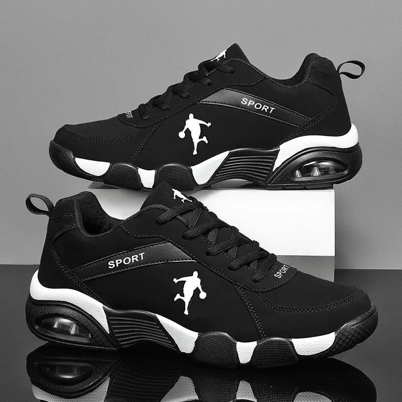 Shoes For Men Breathable Casual Shoes Men's Sneakers Summer Light Mesh Air Cushion Sports Shoes Outdoor Lace Up Training Shoes Good Vibrations