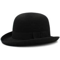 Men Women Felt Bowler Hat Classic Party Hats Lightweight Derby Fedora Hats Costume Accessories Good Vibrations