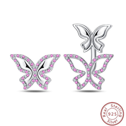 Women's Earrings 925 Sterling Silver Ocean Cute Pet Insect Plant Multi Style Earrings Fit Anniversary Delicate Jewelry Gifts Good Vibrations