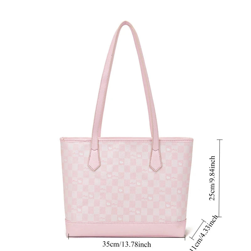 Sanrio Purses and Handbags Hello Kitty Bags PU Pouch for Women Melody Kawaii Wallet Cartoon Cute Kuromi Lovely Shoulder Cases Good Vibrations