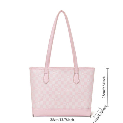 Sanrio Purses and Handbags Hello Kitty Bags PU Pouch for Women Melody Kawaii Wallet Cartoon Cute Kuromi Lovely Shoulder Cases Good Vibrations