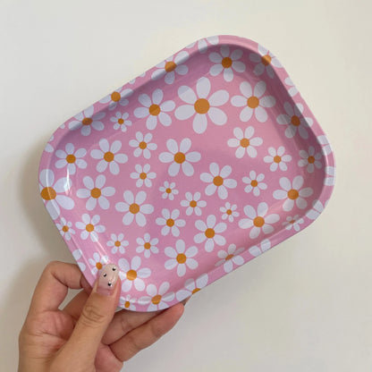 7x5.5inch Rolling Tray Tobacco Smoke Accessories Good Vibrations