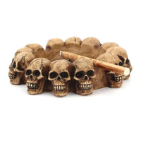 Creative Round Skull Ashtray, Home Decor Craft, Smoking Accessories Good Vibrations Adult Super Store