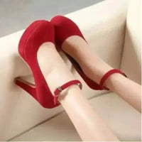 2023 High Heel Wome Shoe Spring New Thick Heel Work Shoes Versatile High Heel Shoes Black Fashion Women Shoe Zapatos Mujer Good Vibrations