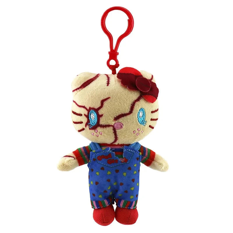 Anime Hello Kitty Plush Kawaii Action Figure Toys Chuacky Doll Cute Pendant Keys Girl Halloween Christmas Birthday Gifts ﻿ Good Vibrations