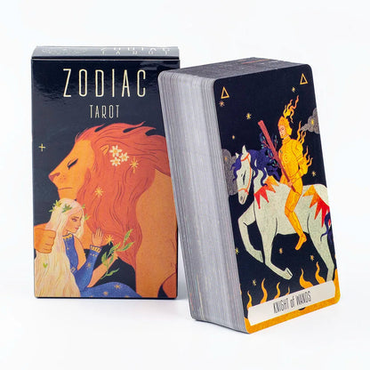 10.3x6cm Zodiac Tarot Cards for Fortune Telling And Divination Party Game Board Game Pack of 52 Unique Star Sign Cards Good Vibrations