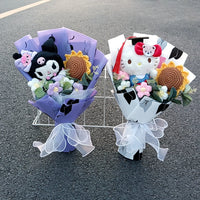 Sanrio Graduation Gift Kuromi Hello Kitty Bouquet Cartoon My Melody Cinnamoroll Valentine's Day Weddalentine's Day Birthday Good Vibrations