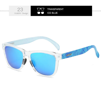 DUBERY Full Rim Polarized Sunglasses For Men And Women 28 Colors Model 550 Good Vibrations
